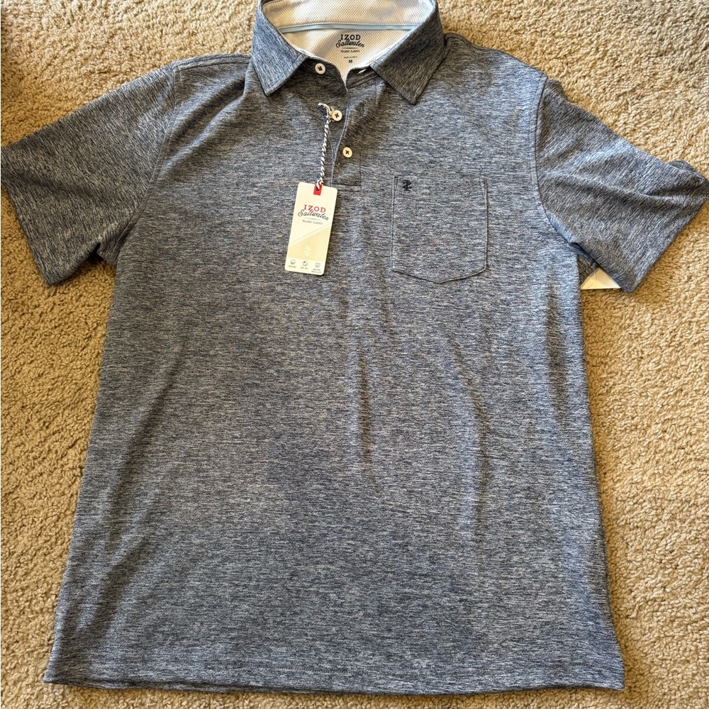 IZOD Men's Gray Polo Shirt